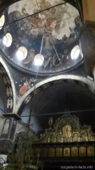 Купол Килифаревского монастыря и роспись